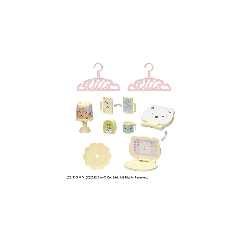 Takara Tomy Licca-chan Sumikko Gurashi Doll Room Playset with Accessories for Ages 3 and Up