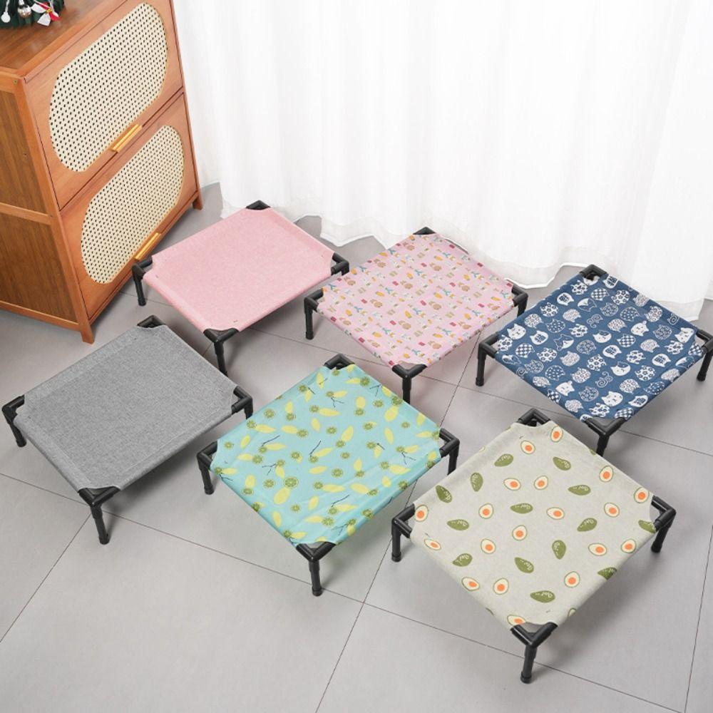 Detachable Pet Camping Bed Comfortable Cat Sofa Bed Cat Lounger Pet Cool Nest Outdoor Camping