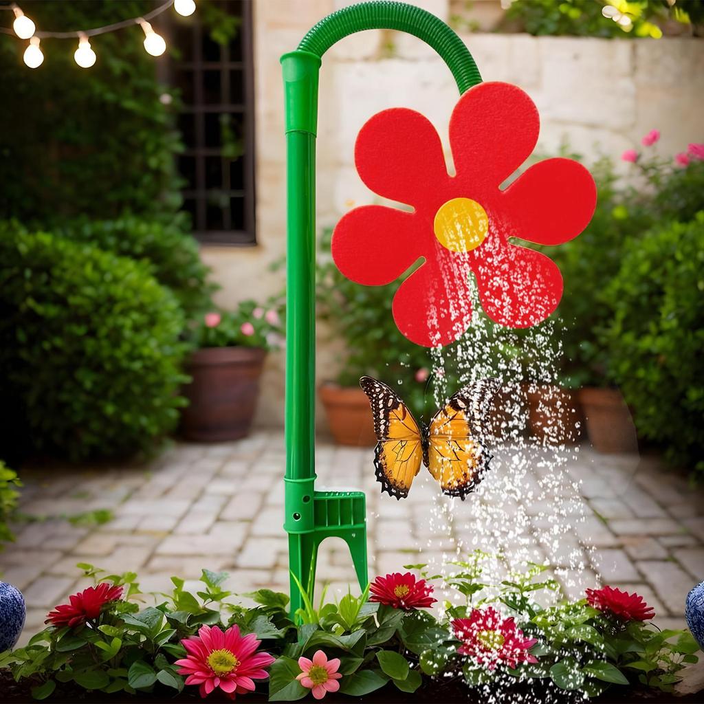 Garden Sprinkler Funny Flower Dancing Garden Sprinkler Water Toy 360 Degree Rotating Water Irrigation System Irrigation Tool