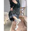 2025 New Thick Heel Fluffy Shoes Women Wear Versatile Fairy Style Mary Jane High Heels Winter Velvet Single Shoes