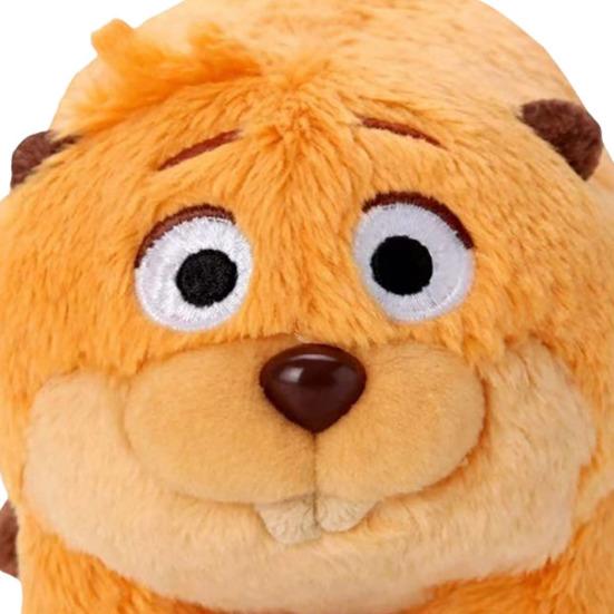 Small Plush Soft Toy Cute Cartoon Beaver Doll Stuffed Animal Toy Birthday Gift for Kids Movie Fans Friends Family