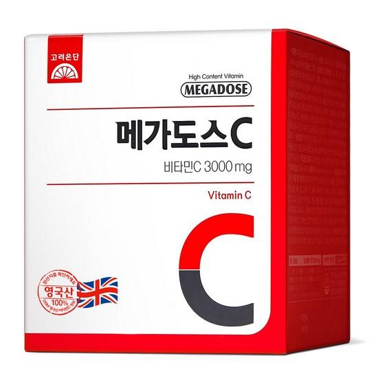 Koryo Eundan Megadose C Vitamin C 3000mg, 180g, 4 units,Korean health food