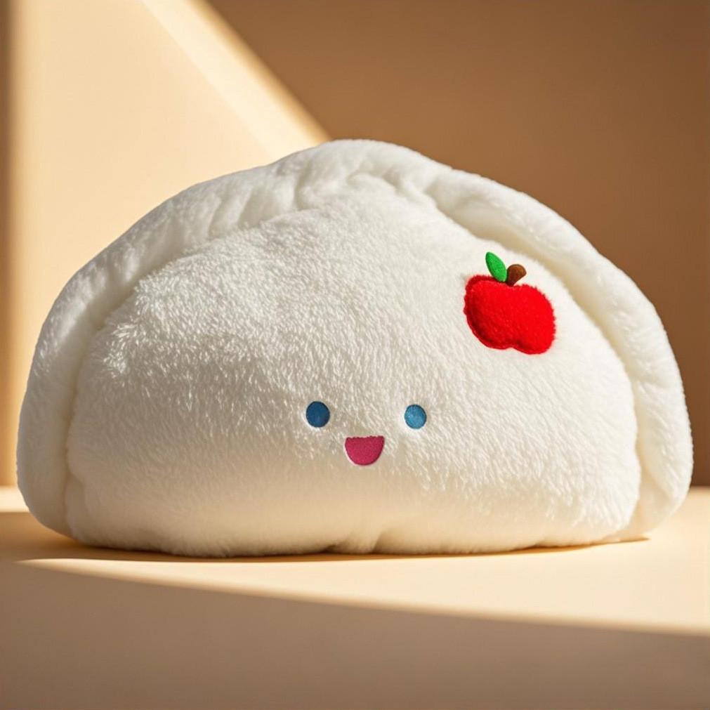 

Kawaii Dumplings Plush Cushion With Pp Cotton Filling For Kids And Teens