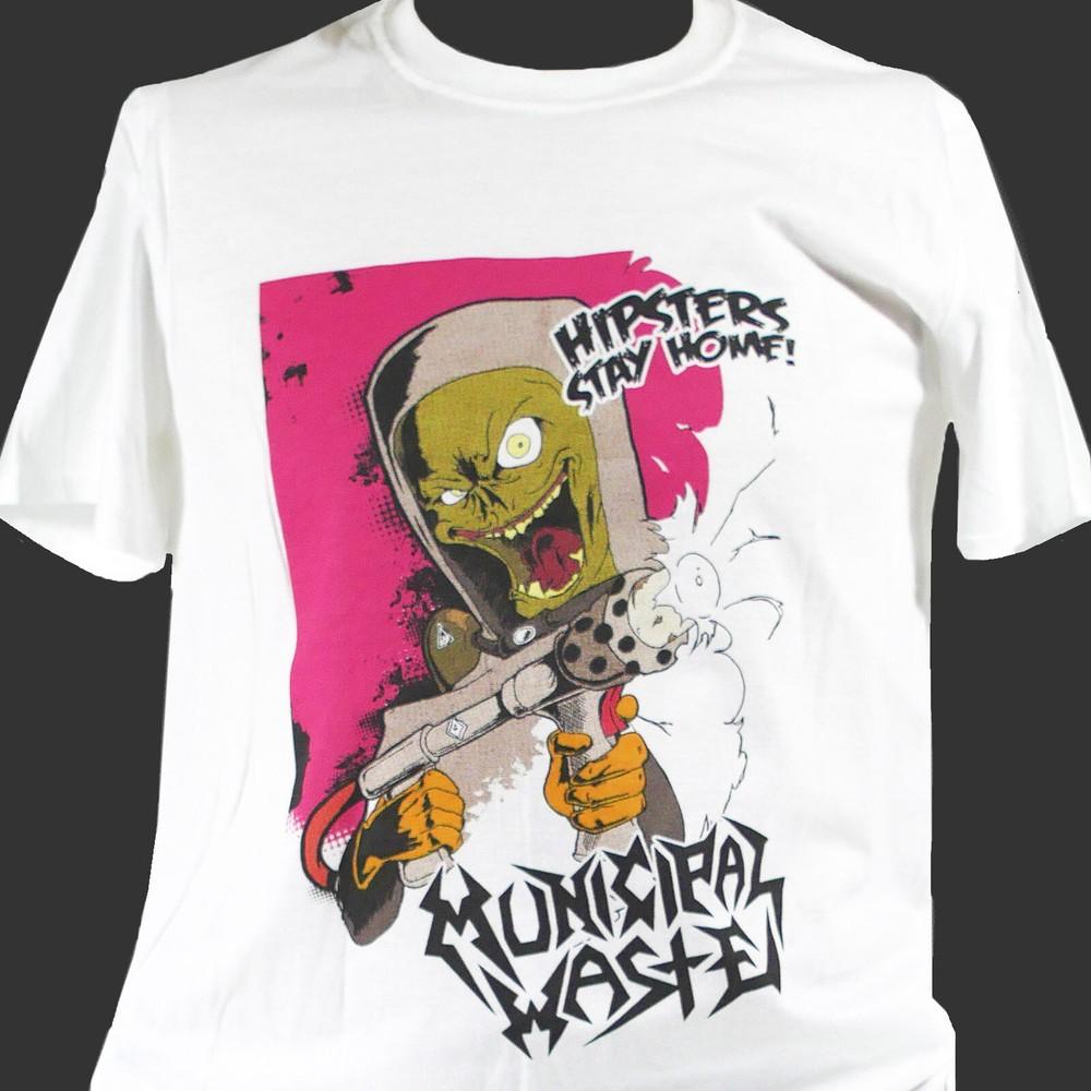 

MUNICIPAL WASTE ПАНК-РОК ХАРДКОР МЕТАЛЛ ФУТБОЛКА унисекс S-3XL S