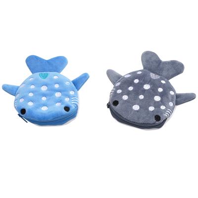 Cute Plush Shark Shape Coin Purse for Women Whale Shape Zipper Wallet Perfect for Change Keys and Earphones