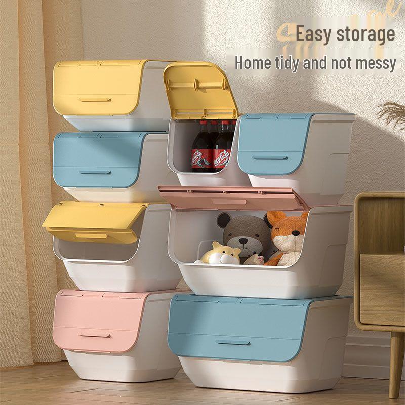 Children's Multi-Functional Flip-Top Storage Box