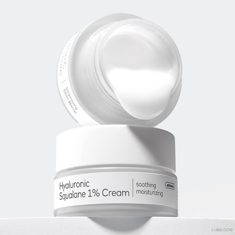THE FACE SHOP Alltimate Hyaluronic Squalane 1% Soothing Moisturizing Cream 50ml (+Free gift)