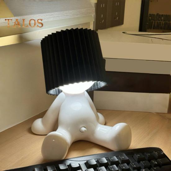 Lampka nocna LED o miękkim blasku, kreatywny kształt, szerokie zastosowanie, zabawna lampa stołowa typu plug-in, lampka nocna w kształcie chłopca, dekoracja