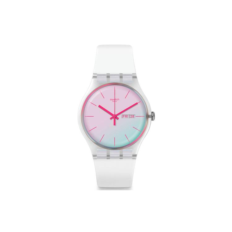 SWATCH Unisex Watch SUOK713 SUOK713 White Strap