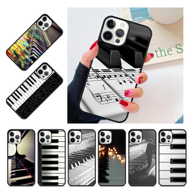 Piano Key Piano keys Phone Case Cover For iPhone 17 Air 15 16 14 13 12 Pro Max 11 Pro Max Plus Coque Shell