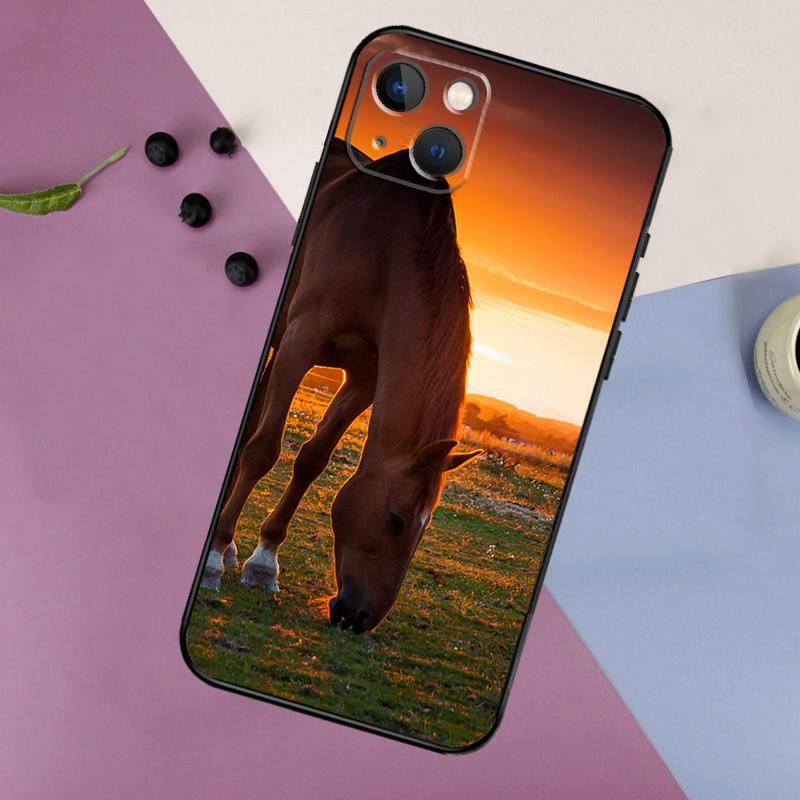

Horse Animal Case For iPhone 16 15 14 13 12 11 Pro Max Mini X XR XS Max 7 8 Plus 2 Bumper Cases Cover iPhone X XS