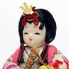 Hina Wooden Doll by Kotohoki Single Doll with Round Doll, Kanna, Tray, Natural, KTH-3201A2