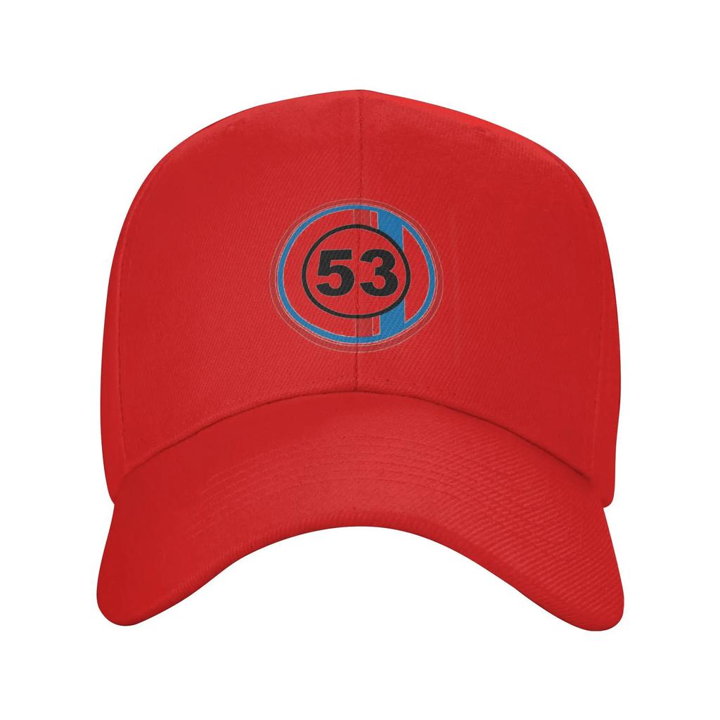 Unisex Baseball Hats Herbie Cnumber 53 the Love Bug No Outdoor Streetwear Summer Sports Baseball Caps Hip Hop Cap Casquette Hats
