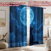 2D Flat Photography Backdrop Popular Party Backdrop Cat Gazing At Moon 100% Polyester Family Party Decoration Use for Booth