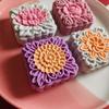 Kitchen Supplies Chinese Style Flower Shape Mooncake Moulds Multi-Purpose Reusable Festival Cookie Decorate Tool