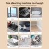 Electric Cleaning Brush Set Portable Cordless Electric Spin Scrubber Waterproof 3 Speeds Digital Display with 5 Brush Heads