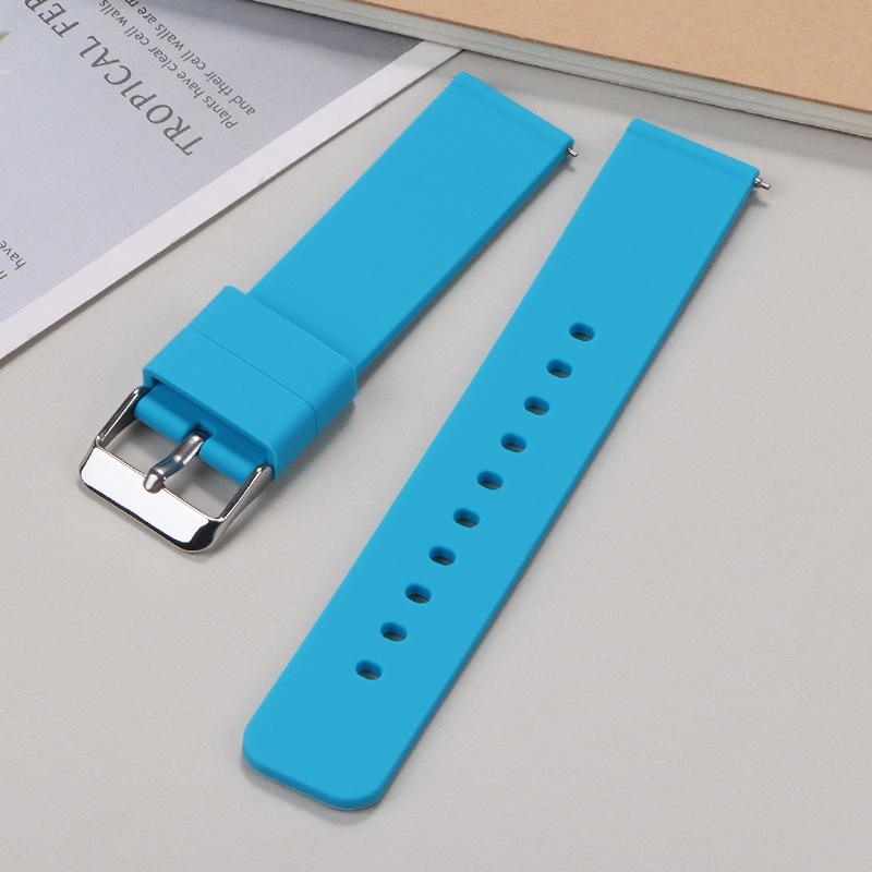 Snabbkopplingsbart Silikonarmband för Samsung & Huawei GT Smartklockor (16-24 mm) Tillgänglig nu