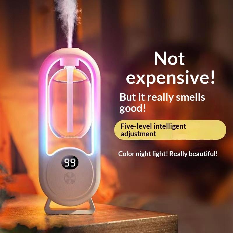 Wiederaufladbarer tragbarer Aromatherapie-Diffusor Mini-USB-Lade-Duftdiffusor für Auto-Getränkehalter Schreibtischgebrauch
