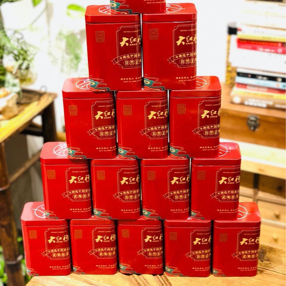 Wuyi Tea Tea in Bulk Zhengyan Dahongpao Tea Canned Gift Tea Gift Office Company Reception Tea