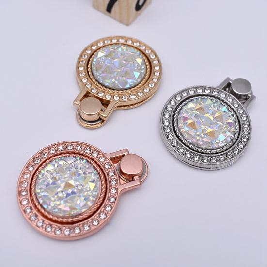 Fingerringhalter Grad Drehung Metall Universal 360 Strass Taschenuhr Telefonring
