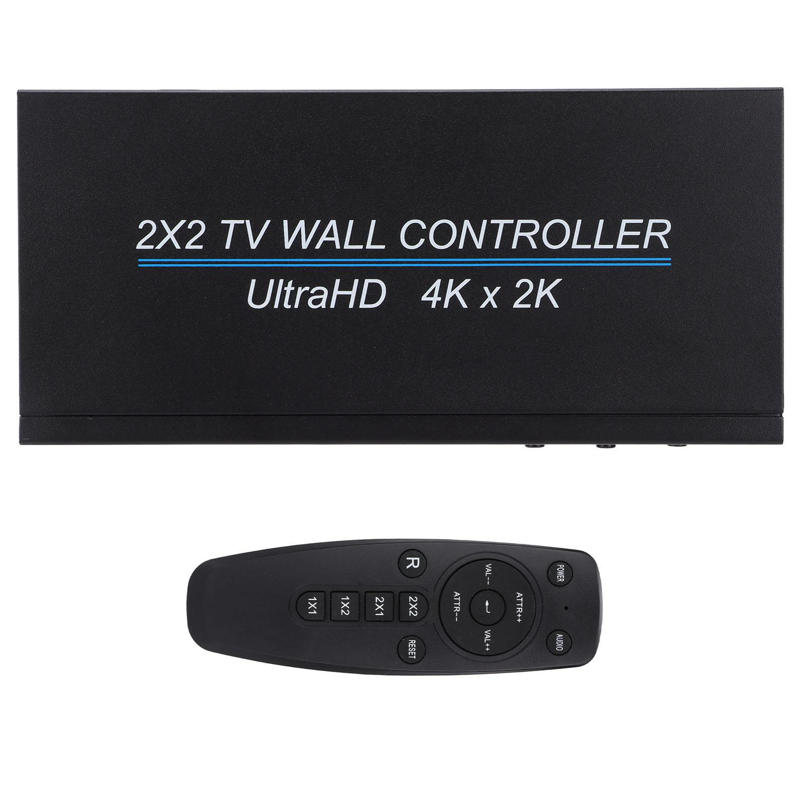 

Интерфейс мультимедиа HD, контроллер сращивания изображений 1x4, 2x2, сращивание ТВ, сшивание нескольких экранов UK Plug