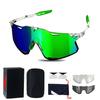 S5Cycling Sports Glasses with Interchangeable Lenses Set for Men and Women, Windproof Mountain Bike Goggles, Sports Model