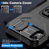 For iPhone XR Case TPU+PC Ring Kickstand Phone Cover Support Magnetic Car Mount -  Black