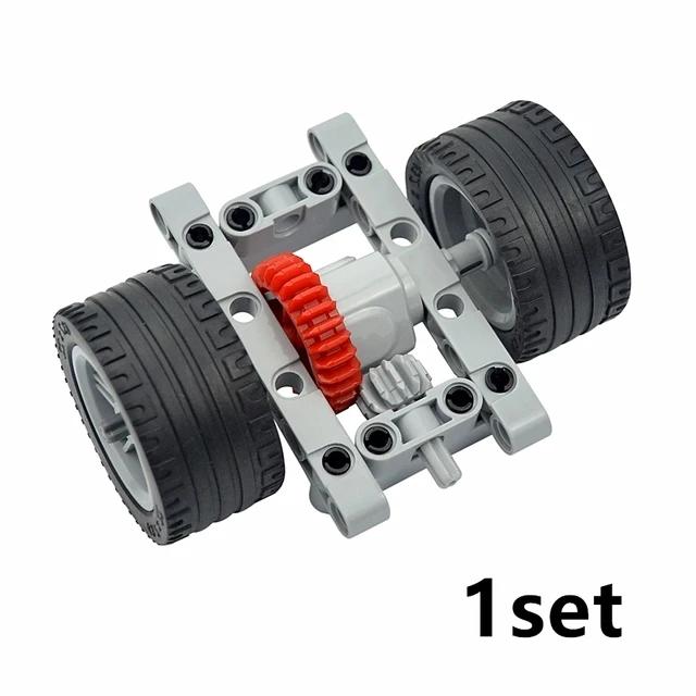 MOC Technical Tire Wheel Cross Hole Set Motorcycle Car Truck Wheels 44309 92402 3 54120 11957 Construction Building Block