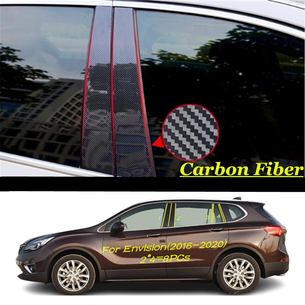 For Buick Envision S PLUS 2014--2024 Car PC Material Pillar Post Cover Door Trim Window Molding Sticker Plate Accessories