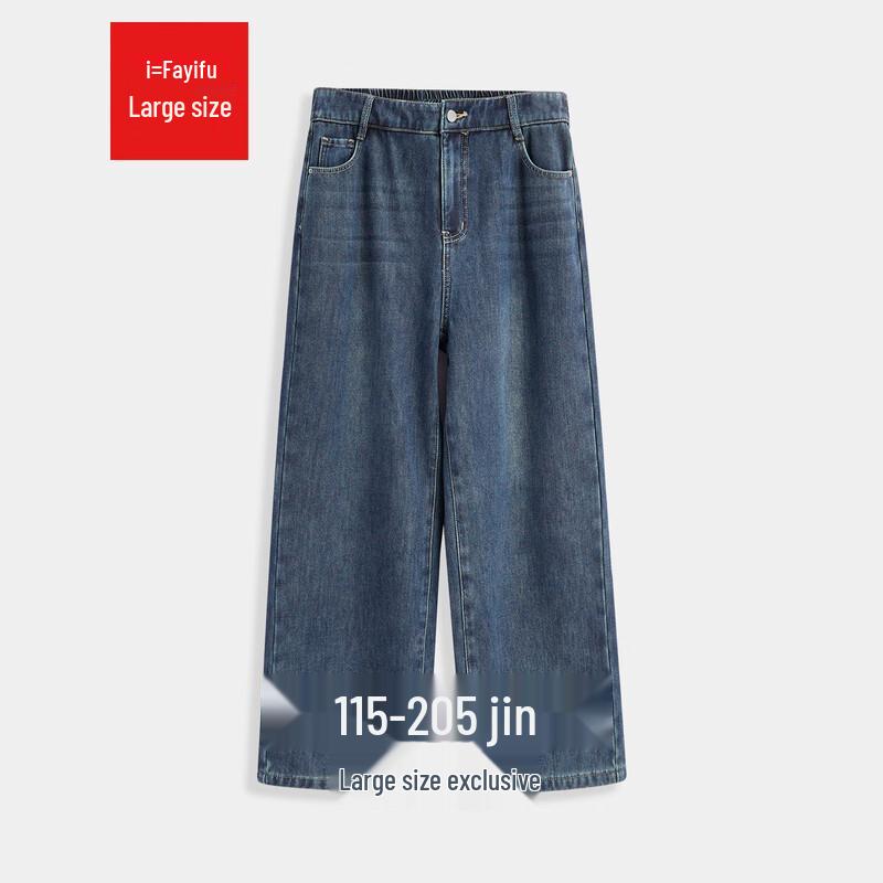 

IEF Women s Plus Size Winter Fleece-Lined Denim Wide-Leg Pants XL