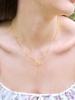 Engbrox [Silver925] Claire Ribbon Necklace