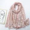 2024 Wiosna i Jesień Zima Nowy Bawełna I Konopie Długi Cienki Szalik Podróż Uniwersalny Krem Przeciwsłoneczny Ciepły Szal Dla Kobiet