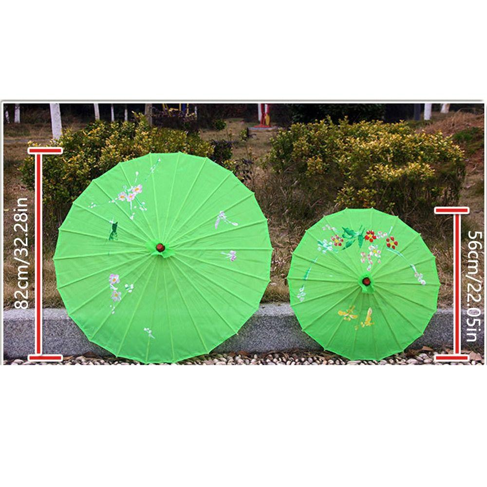 Vintage Oil Paper Umbrella Chinese Traditional Paper Parasol Folding Dance Umbrellas  Wedding