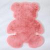 1 Stück Bärenteppich, superweicher Teppich, modernes Wohnzimmer, Schlafzimmer, rutschfeste Matte, flauschige Bodenteppiche, Dekorteppiche, weiß, braun, Kinderfußmatte WBL