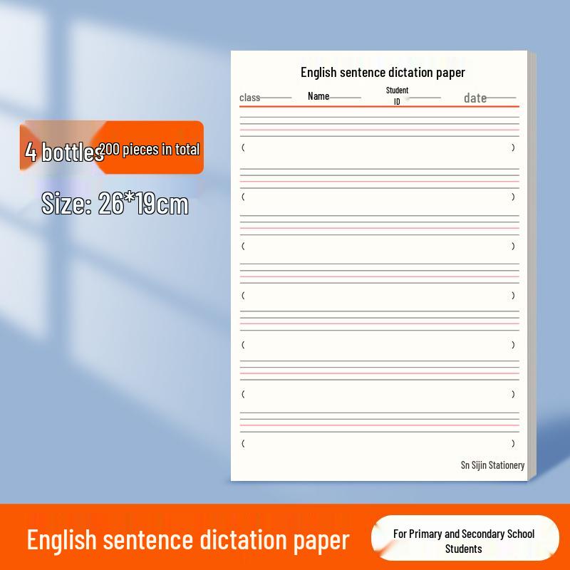 İlkokul Öğrencileri İçin İngilizce Dikte ve Yazma Çalışma Kitabı