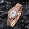 Elegant Ladies Jewelry Watch With Crystal Dial For Casual Wear