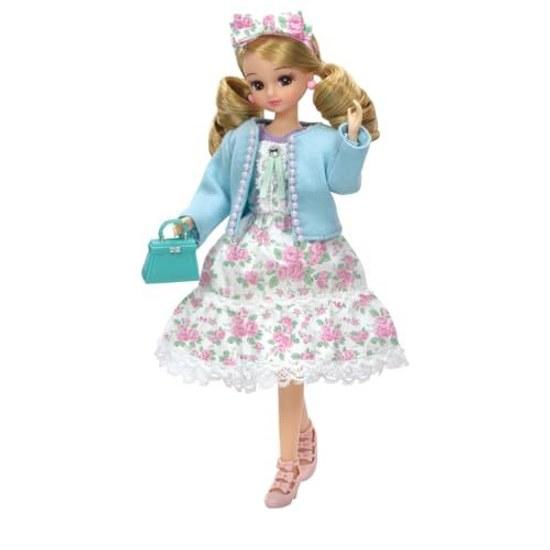 Takara Tomy Licca-chan Dress LW-18 Romantic Dolly Dress-up Toy Pretend Play Ages 3 Up