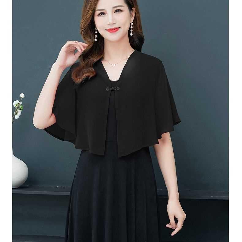 Lato 2023 Szyfonowy szal chroniący przed słońcem - Damski wszechstronny cienki peleryna kardigan odzież wierzchnia