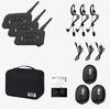 Xinowy V4c PRO Football Referee 4-Person Walkie-Talkie Set: In-Ear Left Ear, 3 Units + Bag