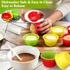 36 Silicone Puto Molder Filipino Medium-Size 2.36" Reusable Silicone Cupcake Liners Red Green Yellow Kutsinta Molder Filipino Fo