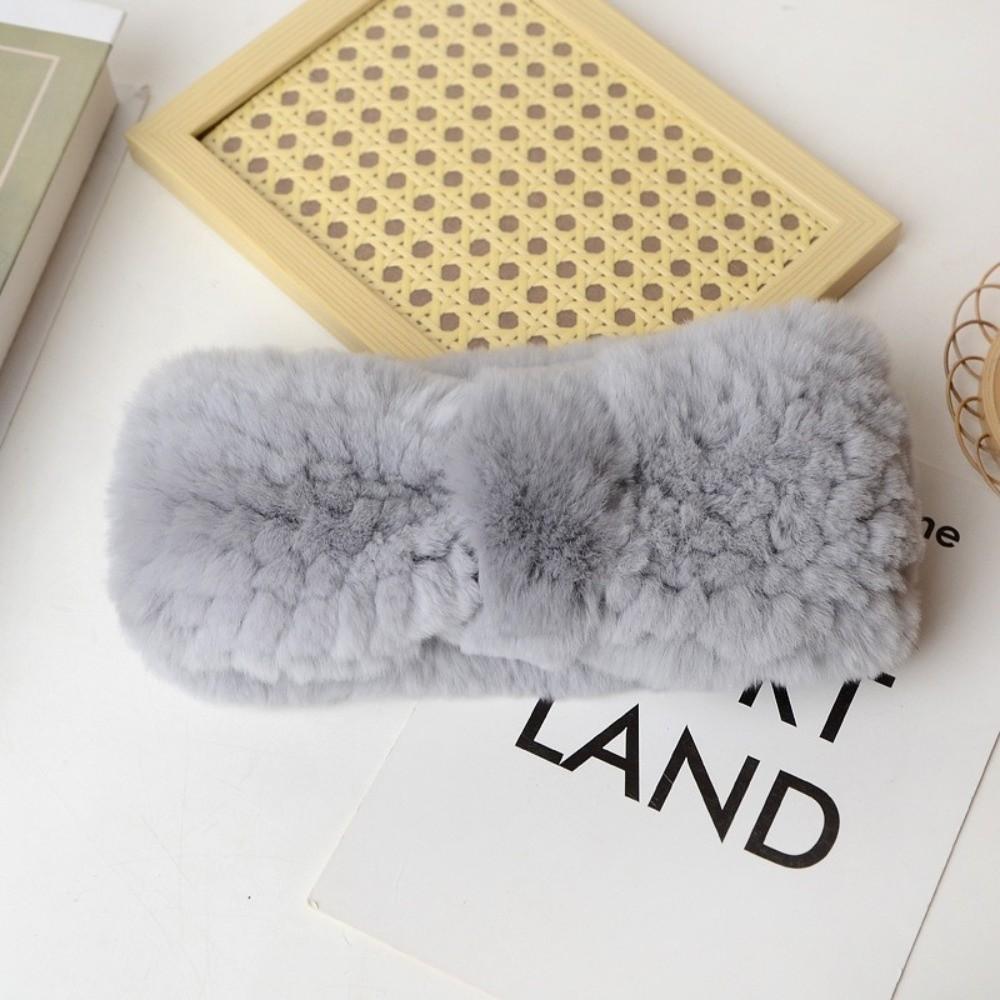 

Windproof Warm Scarf Multi-purpose Hair Band Fashion Elastic Headband Winter светло-серый