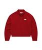 COVERNAT WOMAN Half-Zip Sweatshirt Red