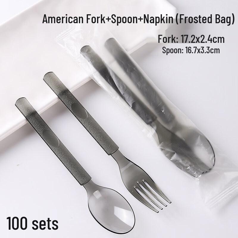 Disposable Fork and Spoon Set