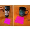 16 Segment Geometric Stencils for Painting On Wall Paper Fabric Glass Metal