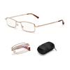 [GO!GRM] Palm-sized Folding Reading Glasses, Compact, Folding Reading Glasses, Reading Glasses, Lightweight, Senior Glasses, Portable, Mini Size,