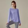 WEZHO Women's Loose Long-Sleeve Yoga Top