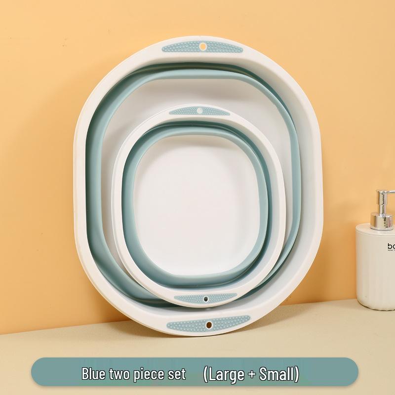 Large Foldable Washbasin for Home, Dorm, Baby & Travel - Multifunctional, Portable Laundry Basin