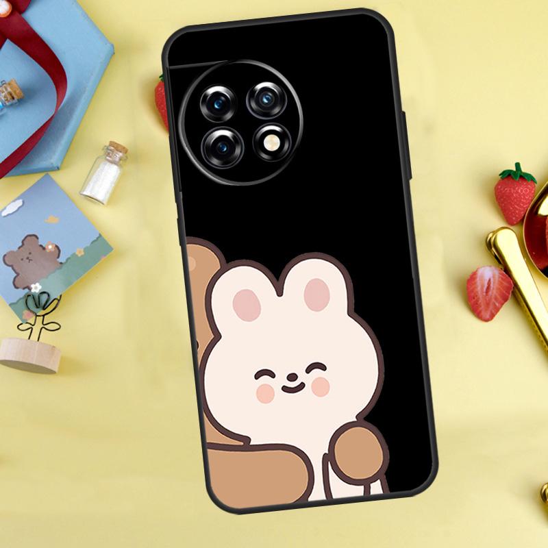 Funny Animal Dog Cats Tiger Couple Case For OnePlus 15 13 12 11 10 9 13T 13R 12R 10R 10T 8T Nord 5 CE 4 3 2 Lite N20 N30 Cover