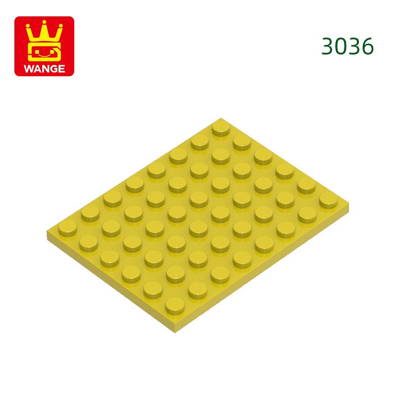 15Pcs/Lot 3036 6x8 Dots Plate Construction Bricks Basic Components Board Blocks Works With all Brand Playthings Ideal For Children Gift Idea Box