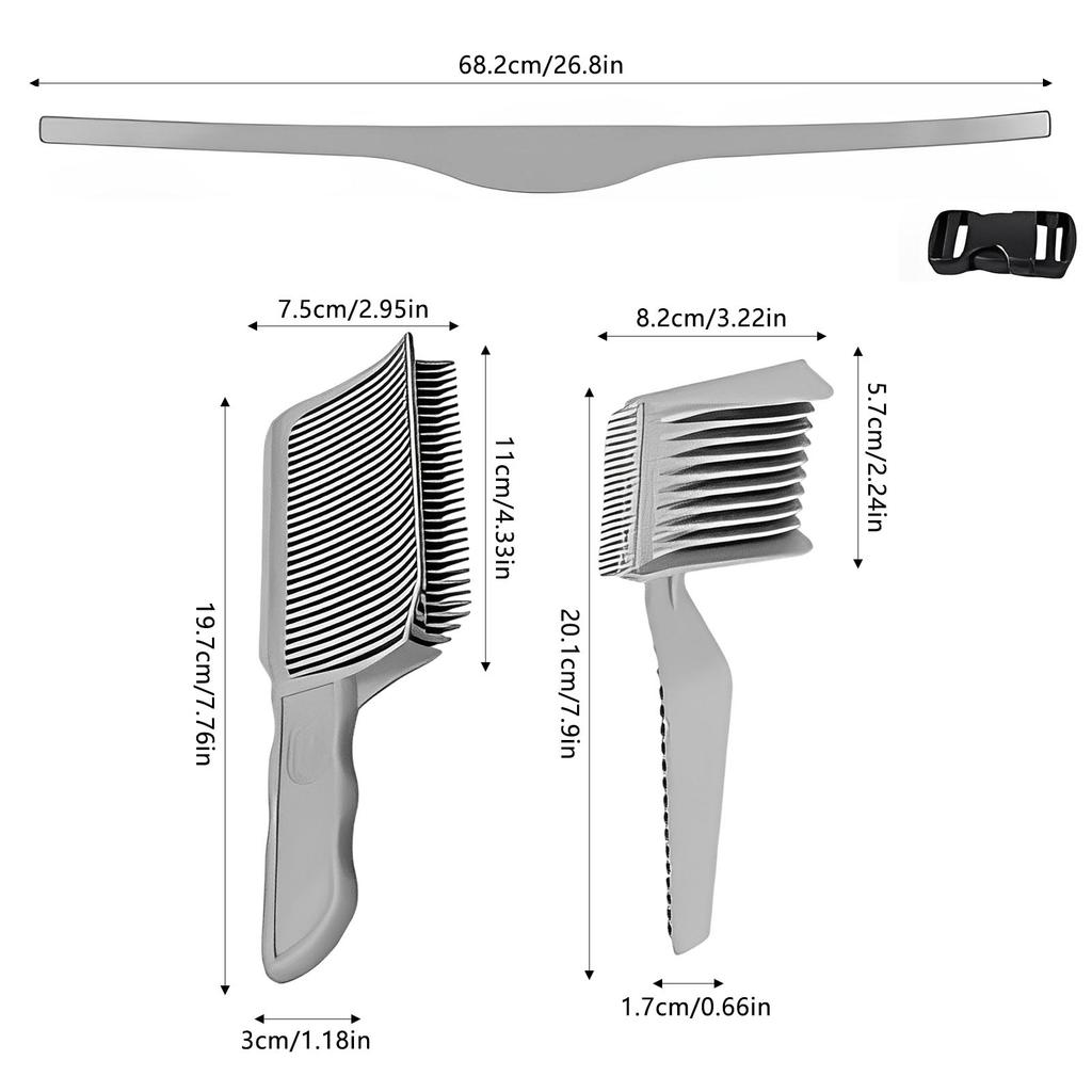 Barber Hair Cutting Combs Set Trimming Neckline Neckline Shaving Template and Hair Trimming Guide for DIY Haircutting Creating